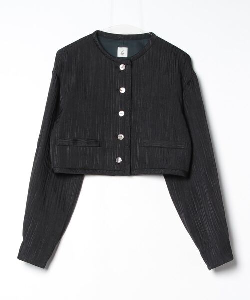 6 ノーカラージャケット 36 ブラック レディース : ZOZOTOWN Yahoo!店 6 ノーカラージャケット 36 ブラック レディース : ZOZOTOWN Yahoo!店