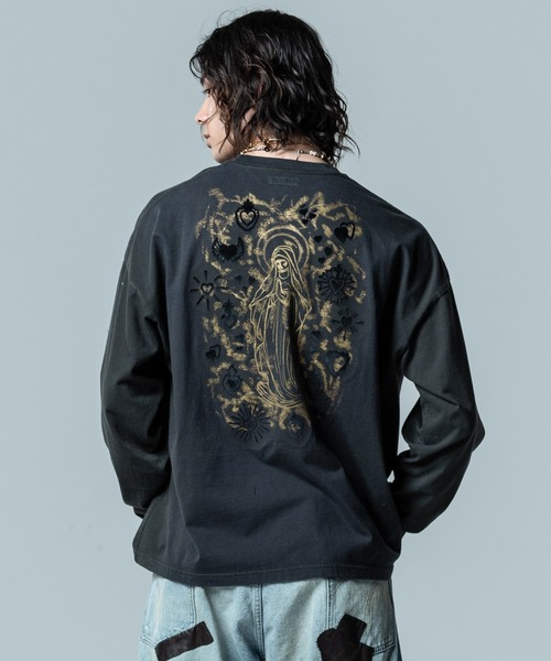 glamb グラム 長袖シャツ glamb（グラム） 長袖Tシャツ M ブラック メンズ : ZOZOTOWN Yahoo!店