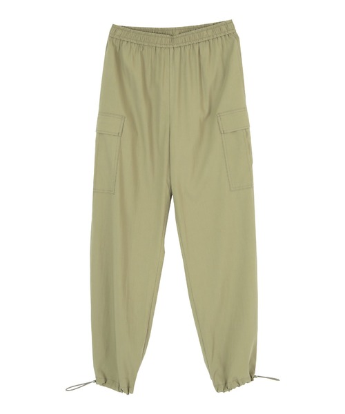 「titivate」 カーゴパンツ M ライトカーキ レディース_画像3