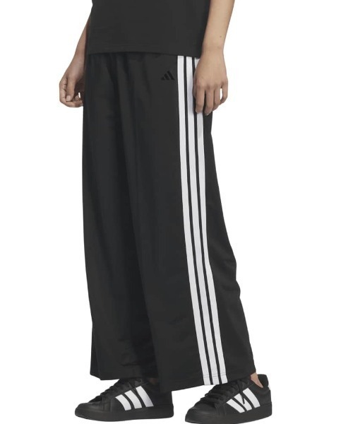adidas（アディダス） ワイドパンツ パンツ トリコット ルーズフィット