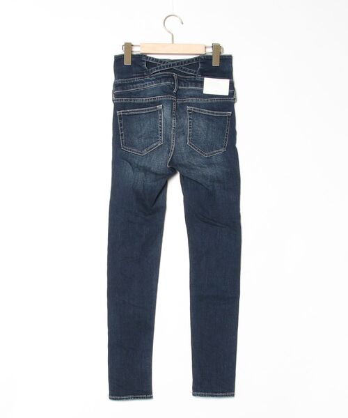 「GYDA」 スキニーデニムパンツ MEDIUM インディゴブルー レディース_画像2