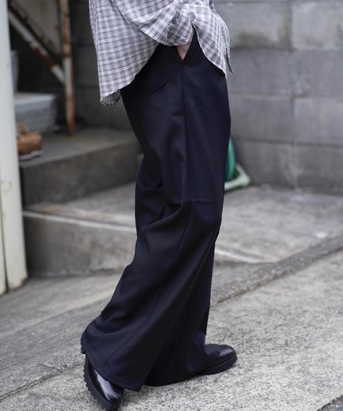 Wrangler（ラングラー） ワイドパンツ スラックス WRANCHER WIDE