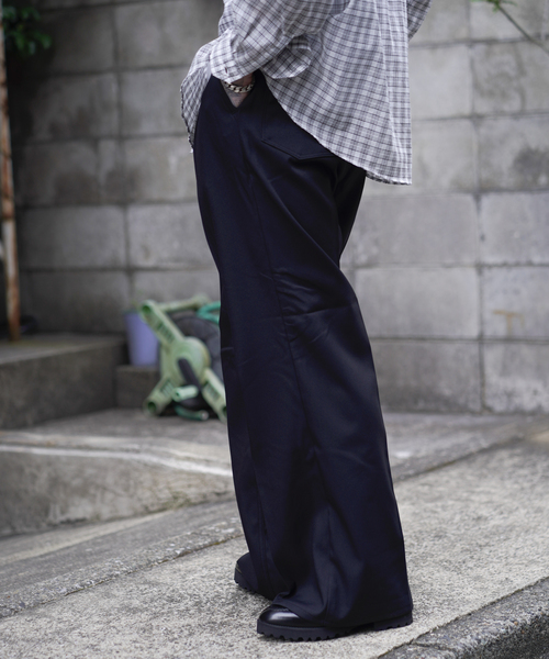 Wrangler（ラングラー） ワイドパンツ スラックス WRANCHER WIDE