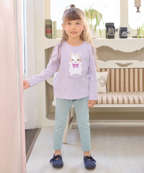 「ANY」 「KIDS」長袖カットソー 140 パープル キッズ_画像8