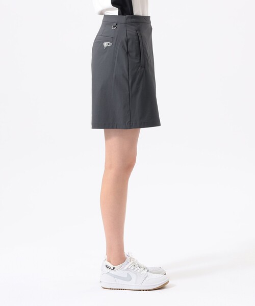 スカート ORANGE LABEL / ベルテッド 撥水 ストレッチ ラップキュロット（UVカット・接触冷感）の画像