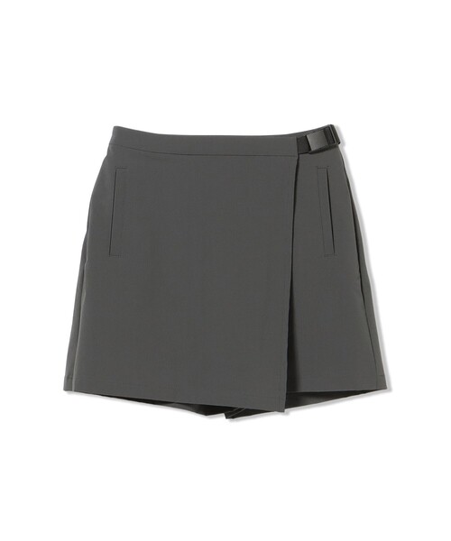 スカート ORANGE LABEL / ベルテッド 撥水 ストレッチ ラップキュロット（UVカット・接触冷感）の画像