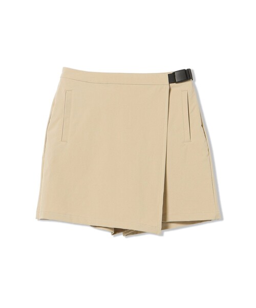 スカート ORANGE LABEL / ベルテッド 撥水 ストレッチ ラップキュロット（UVカット・接触冷感）の画像
