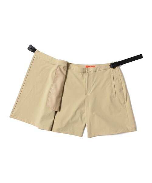 スカート ORANGE LABEL / ベルテッド 撥水 ストレッチ ラップキュロット（UVカット・接触冷感）の画像