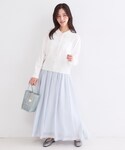 カーディガン ポロ衿ニットカーディガン「洗濯機...の詳細画像3