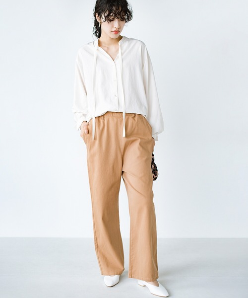 「hunch」 パンツ ONE SIZE ベージュ レディース_画像9