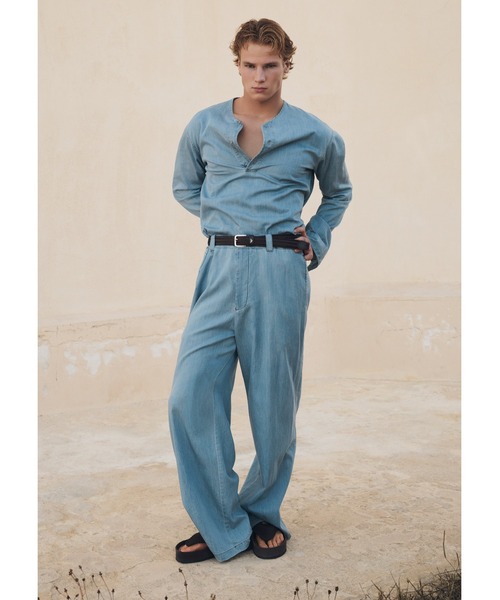 EMPORIO ARMANI シャツ 「エンポリオ アルマーニ」Icon ヘンリーネック