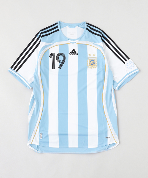 2006アルゼンチン代表ユニフォーム長袖#17選手用オーセンティック アディダス adidas（アディダス） adidas tシャツ アルゼンチン代表 ホーム