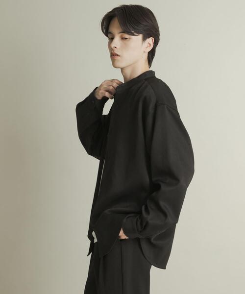 「SENSE OF PLACE by URBAN RESEARCH」 長袖シャツ LARGE ネイビー メンズ_画像2