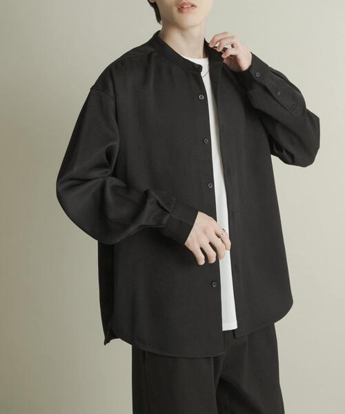 「SENSE OF PLACE by URBAN RESEARCH」 長袖シャツ LARGE ネイビー メンズ_画像3