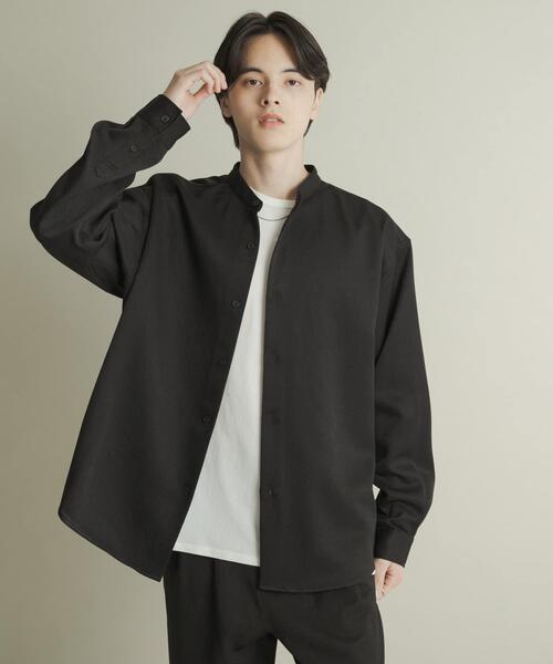 「SENSE OF PLACE by URBAN RESEARCH」 長袖シャツ LARGE ネイビー メンズ_画像4
