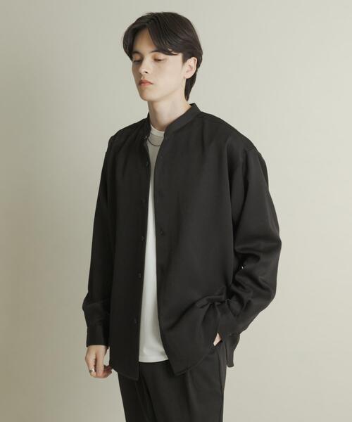 「SENSE OF PLACE by URBAN RESEARCH」 長袖シャツ LARGE ネイビー メンズ_画像5