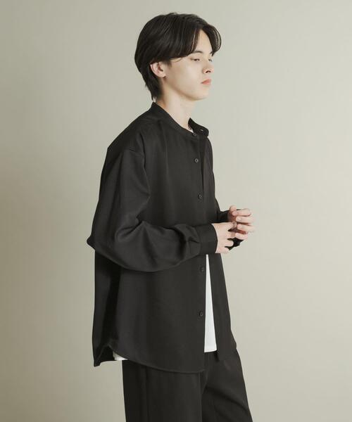 「SENSE OF PLACE by URBAN RESEARCH」 長袖シャツ LARGE ネイビー メンズ_画像7