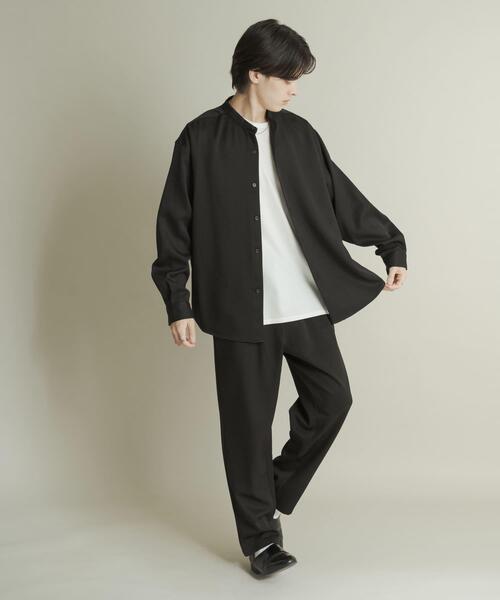 「SENSE OF PLACE by URBAN RESEARCH」 長袖シャツ LARGE ネイビー メンズ_画像8