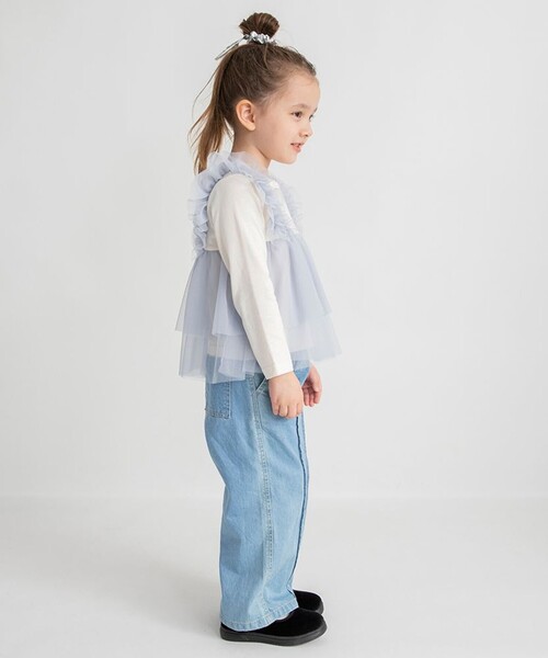 「branshes」 「KIDS」長袖カットソー 130 グレー キッズ_画像3