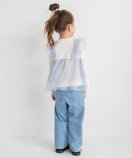 「branshes」 「KIDS」長袖カットソー 130 グレー キッズ_画像4