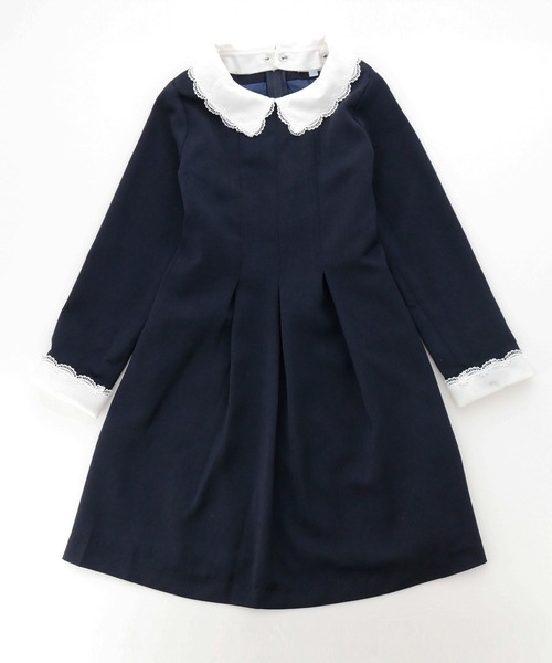 「Catherine Cottage」 「KIDS」長袖ワンピース 150 ネイビー キッズ_画像8
