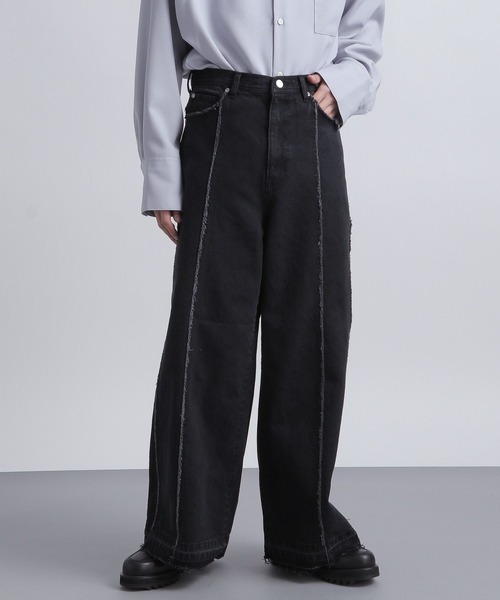 「HARE」 デニムパンツ SMALL ブルー メンズ_画像3