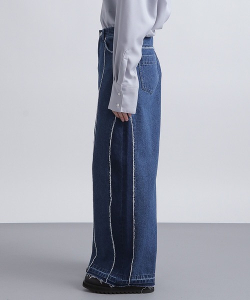 「HARE」 デニムパンツ SMALL ブルー メンズ_画像7