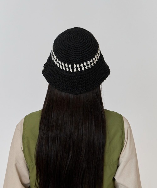 「OVERRIDE」 ハット 57~59cm ネイビー レディース_画像3