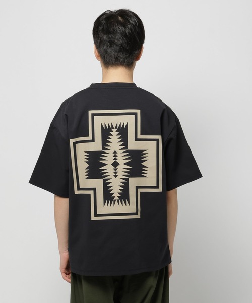 「PENDLETON」 半袖Tシャツ MEDIUM チャコール メンズ_画像4
