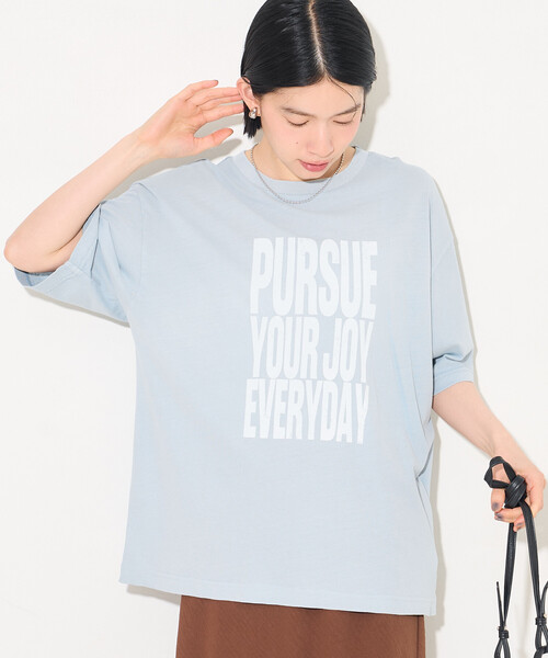 FREAK'S STORE（フリークスストア） tシャツ ピグメント ロゴTシャツ