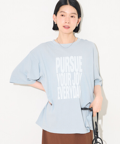 FREAK'S STORE（フリークスストア） tシャツ ピグメント ロゴTシャツ