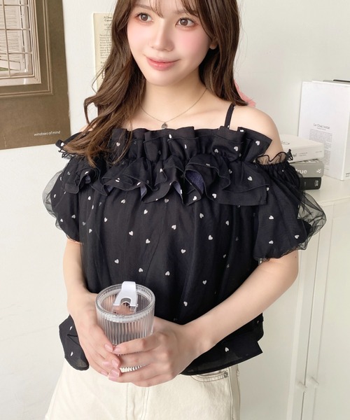 「moment+」 半袖ブラウス M アイボリー レディース_画像6