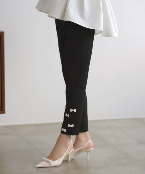 「MERAKI」 パンツ M ネイビー レディース_画像6