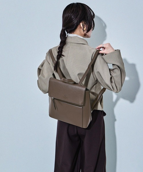 「HUNDRED」 リュック ONE SIZE グレイッシュベージュ レディース_画像7