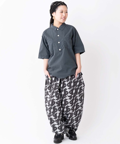 「gym master」 半袖シャツ X-LARGE オリーブ メンズ_画像9