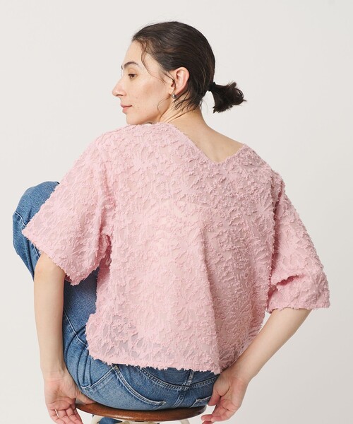 BEAUTY＆YOUTH UNITED ARROWS ブラウス シャツ 半袖 「WEB限定」シアー