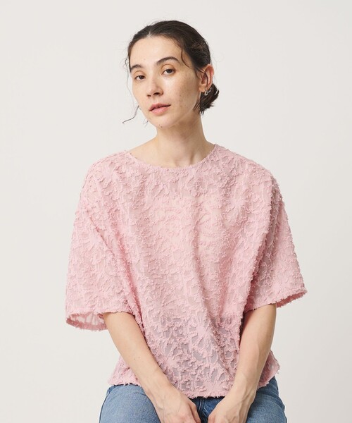 BEAUTY＆YOUTH UNITED ARROWS ブラウス シャツ 半袖 「WEB限定」シアー