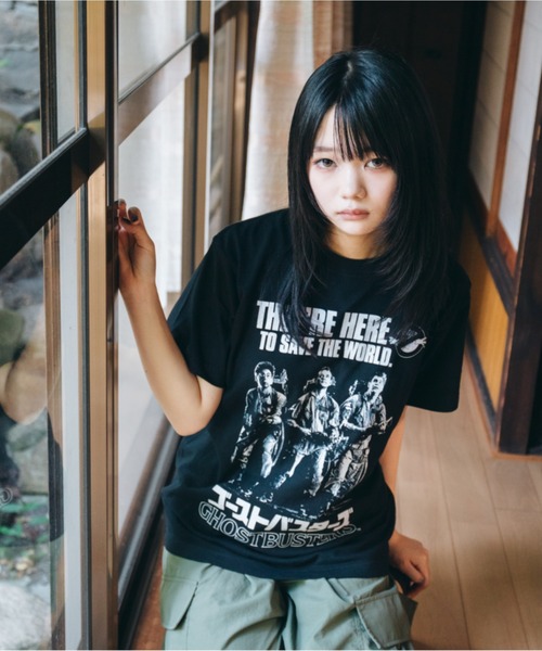 tシャツ ゴーストバスターズ SAVE THE WORLD（プロトンパックブラック