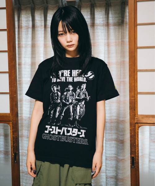 tシャツ ゴーストバスターズ SAVE THE WORLD（プロトンパックブラック