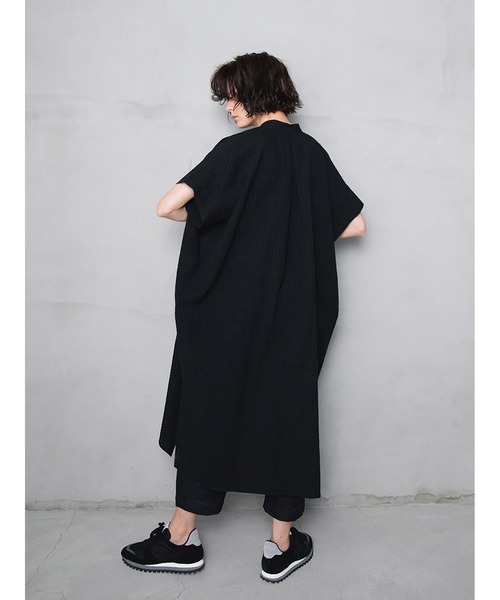「Le Jardin Ouvert」 半袖ワンピース 36 ホワイト レディース_画像5