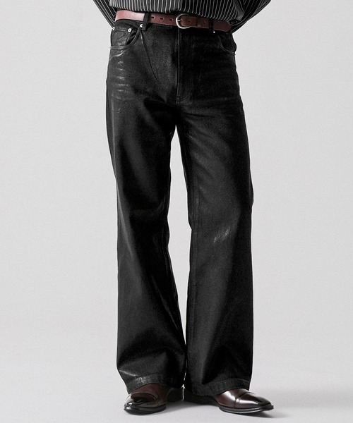 CLEL（クレイル） ジーンズ 「CLEL」Coating Denim Pants