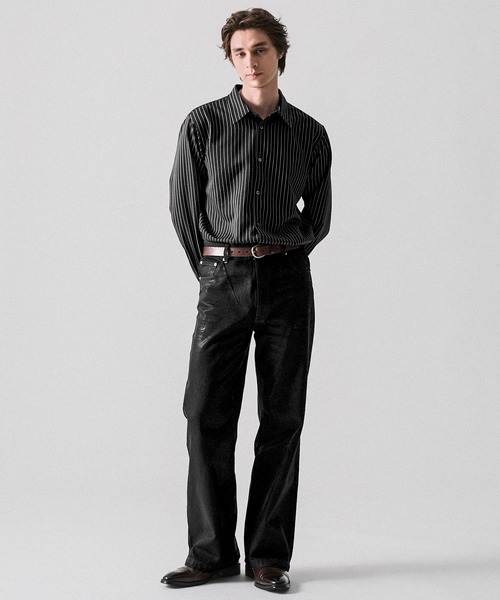 CLEL（クレイル） ジーンズ 「CLEL」Coating Denim Pants