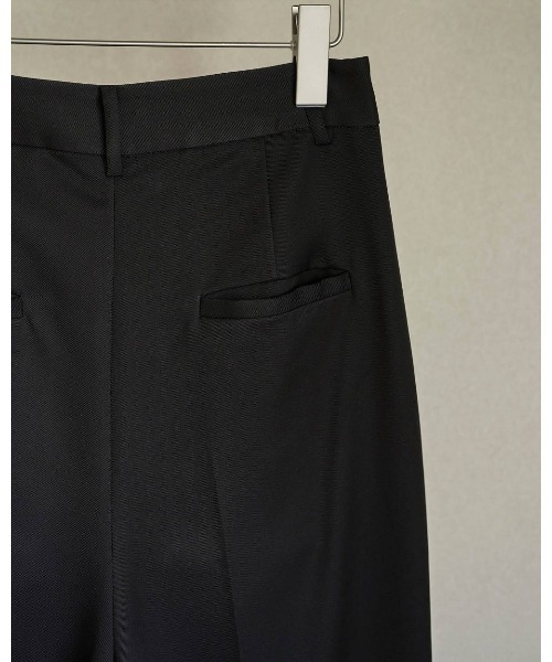 anuke（アンヌーク） パンツ anuke Twill Satin Pants レディース