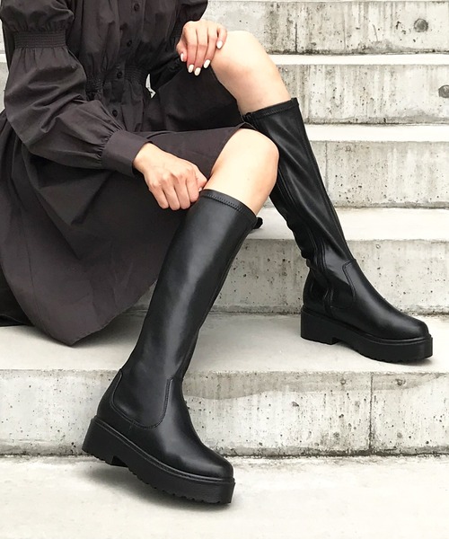 attagirl（アタガール） ロング ブーツ 厚底トラックソールロング