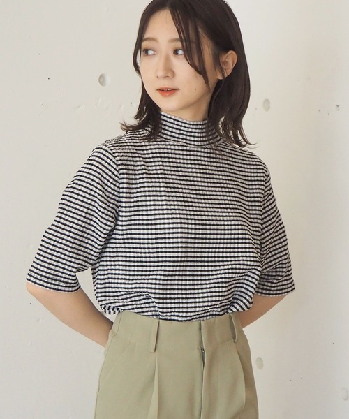 Tシャツ Tシャツ 2021ss ハイネック5分袖プルオーバー Zozotown Paypayモール店 通販 Paypayモール