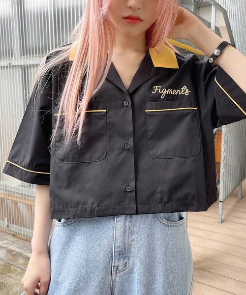 シャツ ブラウス クロップドボーリングシャツ Zozotown Paypayモール店 通販 Paypayモール