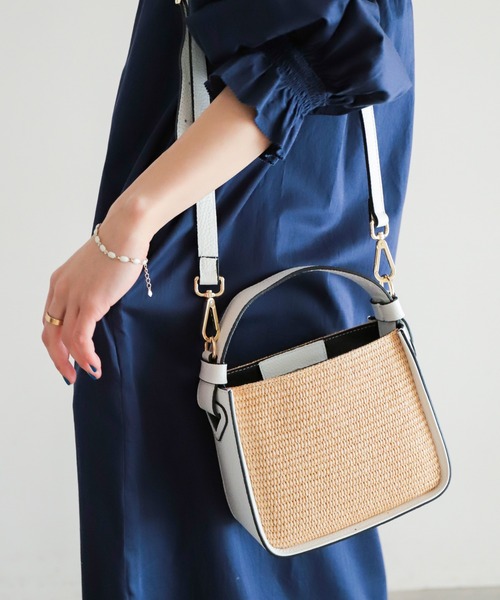 バッグ ハンドバッグ 【Marant】ラフィアコンビワンハンドルスモールBAG|ZOZOTOWN PayPayモール店|06
