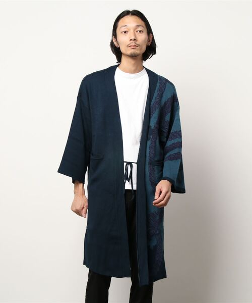 カーディガン カヤ 手繰縄 着物風メンズニット羽織 Zozotown Paypayモール店 通販 Paypayモール