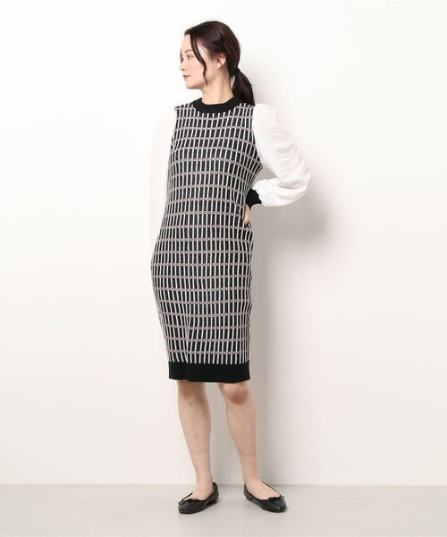 ワンピース 異素材ドッキングリブワンピース Zozotown Yahoo 店 通販 Yahoo ショッピング