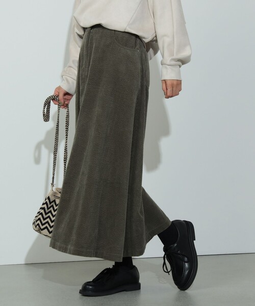 BEAMS HEART（ビームス ハート） スカート コーデュロイ フレア